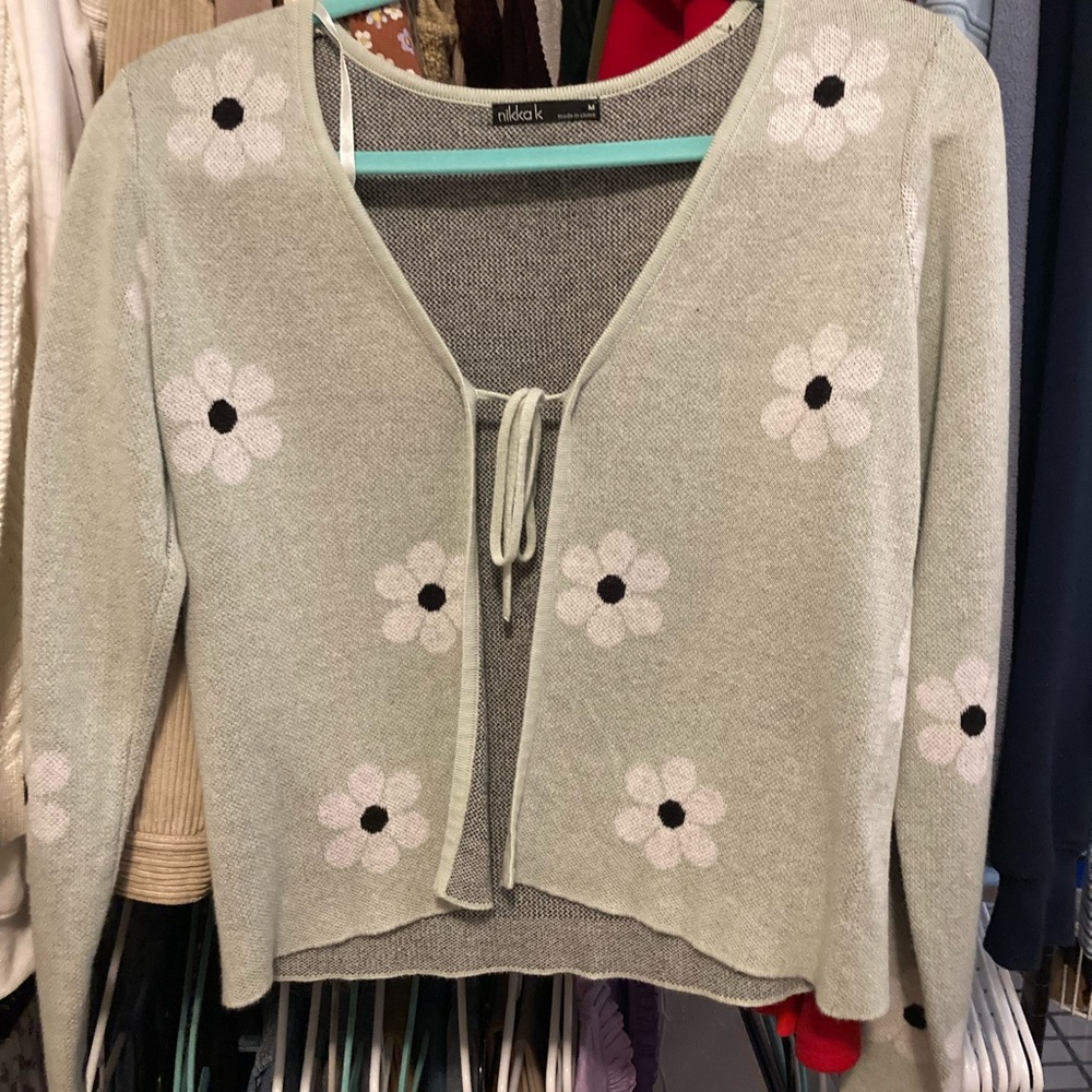 FLORAL cardigan!!